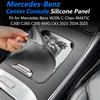 Car Center Console Gear Shift Panel Protector Cover Silicone Sticker Interior Washable Wrap Kit Fit for Mercedes-Benz W206 C-Class C300 C260 C200 AMG