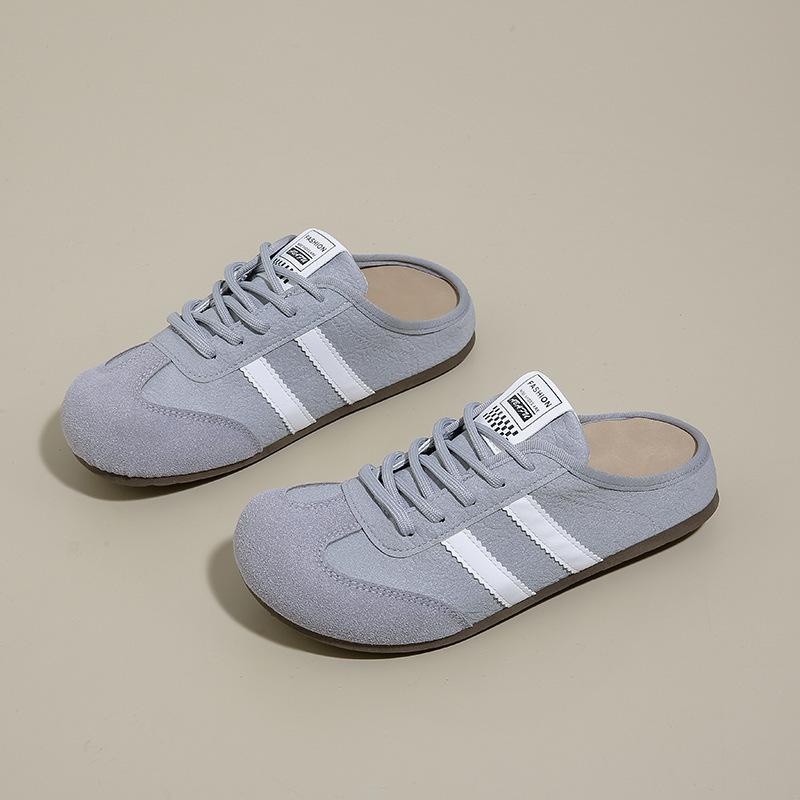 Versatile Flat Bottom Ugly Cute Big Head Women's Shoes New Summer Retro Sneakers Women