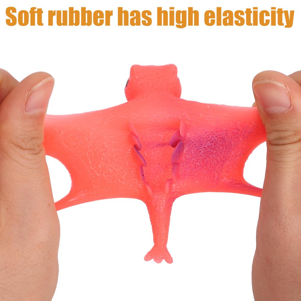 10PCS Creative Finger Catapult Dinosaur Slings Sticky Wall Toys for Adults and Kids Vent Stress Relief Catapult Dinosaur Toy