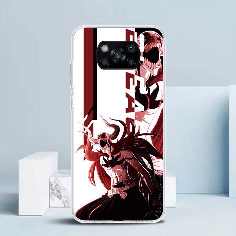 Anime Bleach Ichigo Kenpachi Soft Cover for Xiaomi Poco F7 Ultra X7 X6 X5 Pro M7 Phone Case Redmi 15 15C 13 13C 12 12C 10 10C Pr