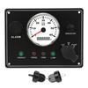 Engine Gauge Panel 6000RPM Oil Pressure Water Temperature Alarm Tachometer Panel for Boat Truck