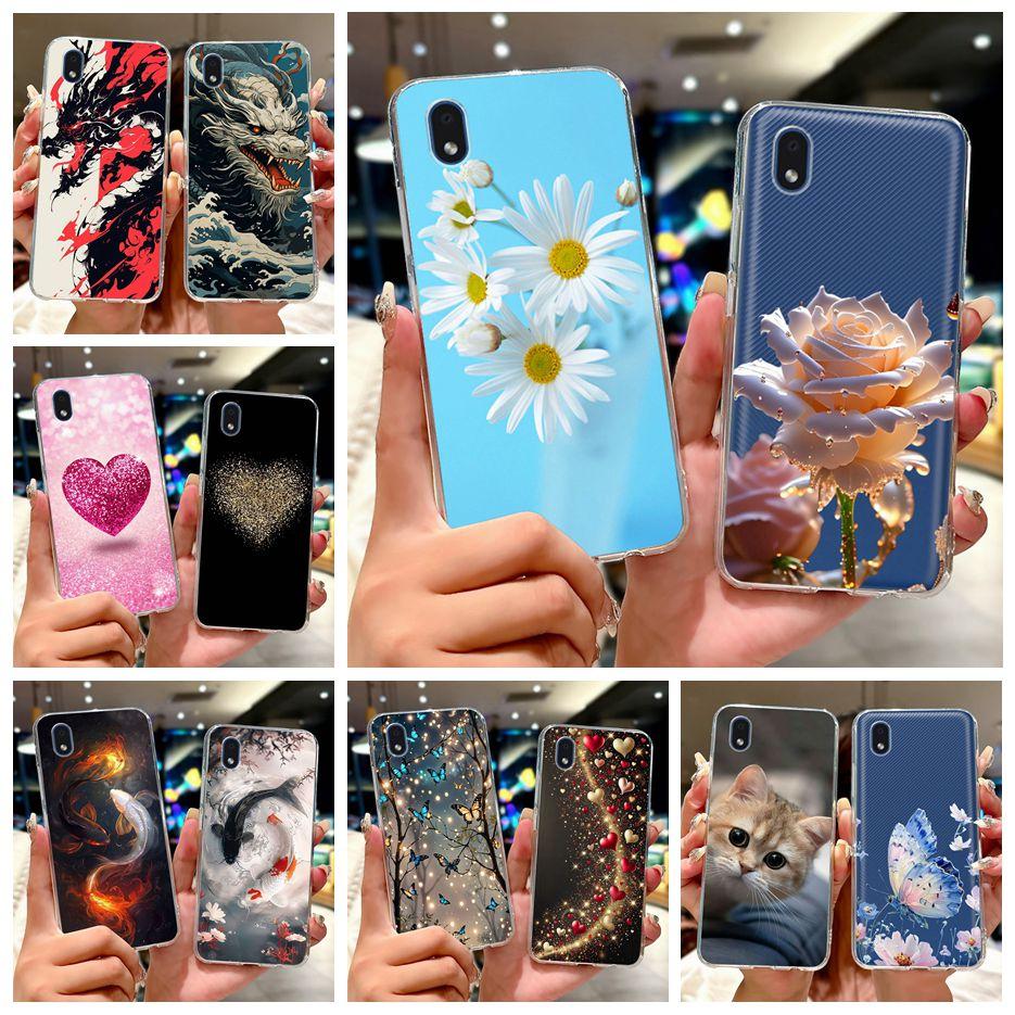 For Samsung Galaxy A01 Core Case SM-A013F Stylish Painted Cover Soft Slim Phone Case For Samsung A01 M 01 Galaxy M01 Core Fundas