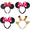 Cartoon Minnie Mickey Ear Headband For Adults And Children Cute And Sparkly Butterfly Bow Hair Accessories