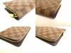 Authentic LOUIS VUITTON Damier Leather Round Zip Wallet Porto Monnaie Zip #9803  Open Box