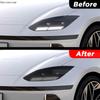 For HYUNDAI IONIQ 6 2025 Car Headlight Tint Black Protective Film Cover Protection Transparent TPU Sticker Accessories