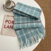 Selected 100 Small Wool Scarves Autumn and Winter Classic Plaid Scarves Unisex Warm Scarves