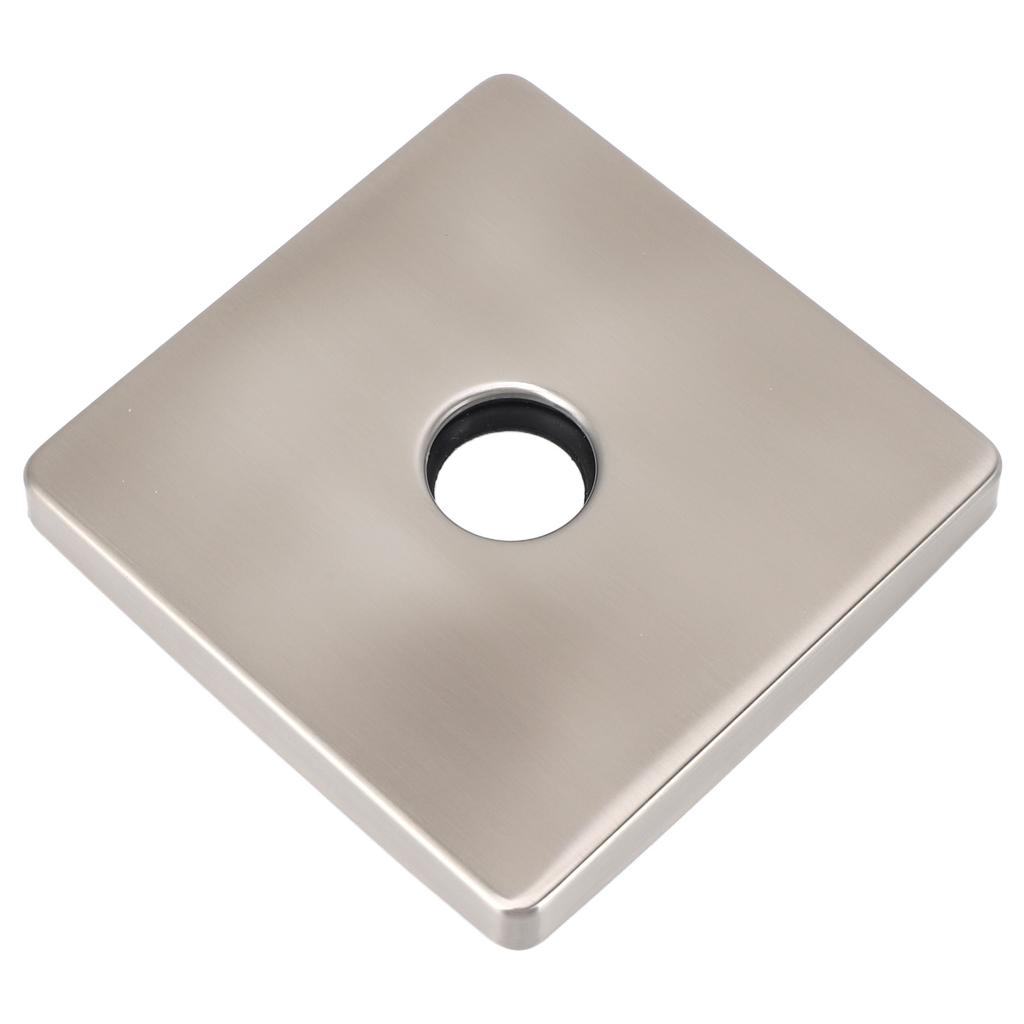 Čtvercová krycí deska na sprchové rameno Univerzální Dekorativní Extra Velká Nerezová Příruba na Sprchové Rameno