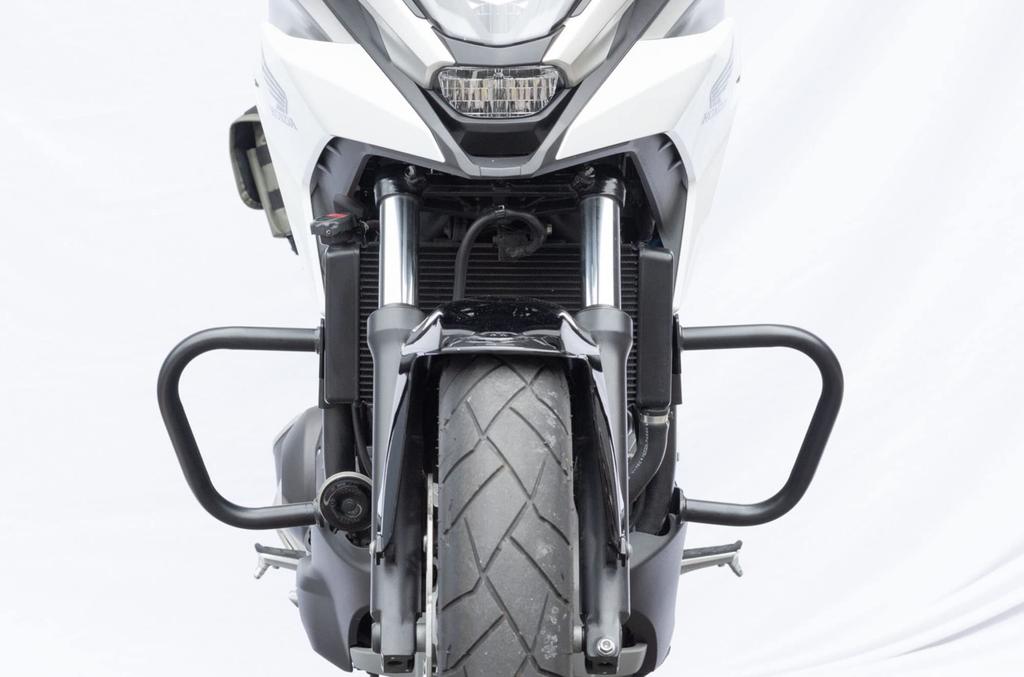 Kijima Motorcycle Parts Engine Matte for Part Number Guard, Steel, 25.4mm, Black, NC750X/DCT ('21-), 405-242