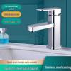 Zhuchuang Jingpin Matte Black Square Single-Hole Basin Mixer Faucet