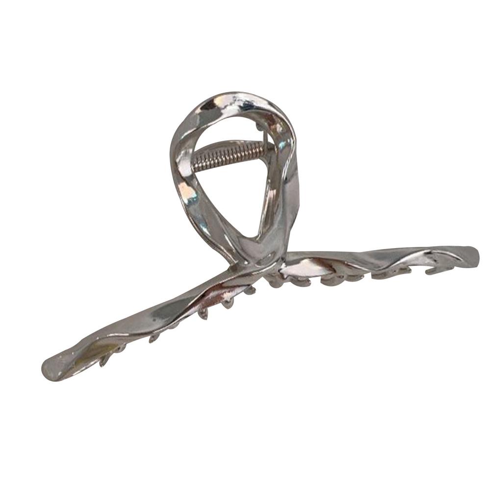 Hair Claw Clip Twisted Claw Clips Clamps Large Alloy Hair Catch Pure Color Styling Accessories