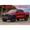 For Chevrolet Colorado 2024 2025 ABS Chrome Rear Trunk Tailgate Door Handle Bowl Catch Cover Trim Molding Garnish