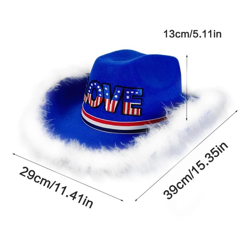 LOVE Homburg Cowboy Hats with Unique Feather Fedoras Hat Top Hat Classical Porkpie Hat for Boy Men Hat Theme Party