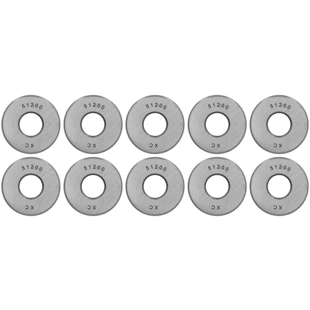 10Pcs Thrust Ball Bearing Single Direction Accessory Replacement Set Kit for Equipment51200