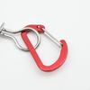 6Pcs Stainless Steel Outdoor Camping Deck Nail Aluminum Zinc Zinc Alloy Fixed Tent Rope Buckle  Tent Tie Down