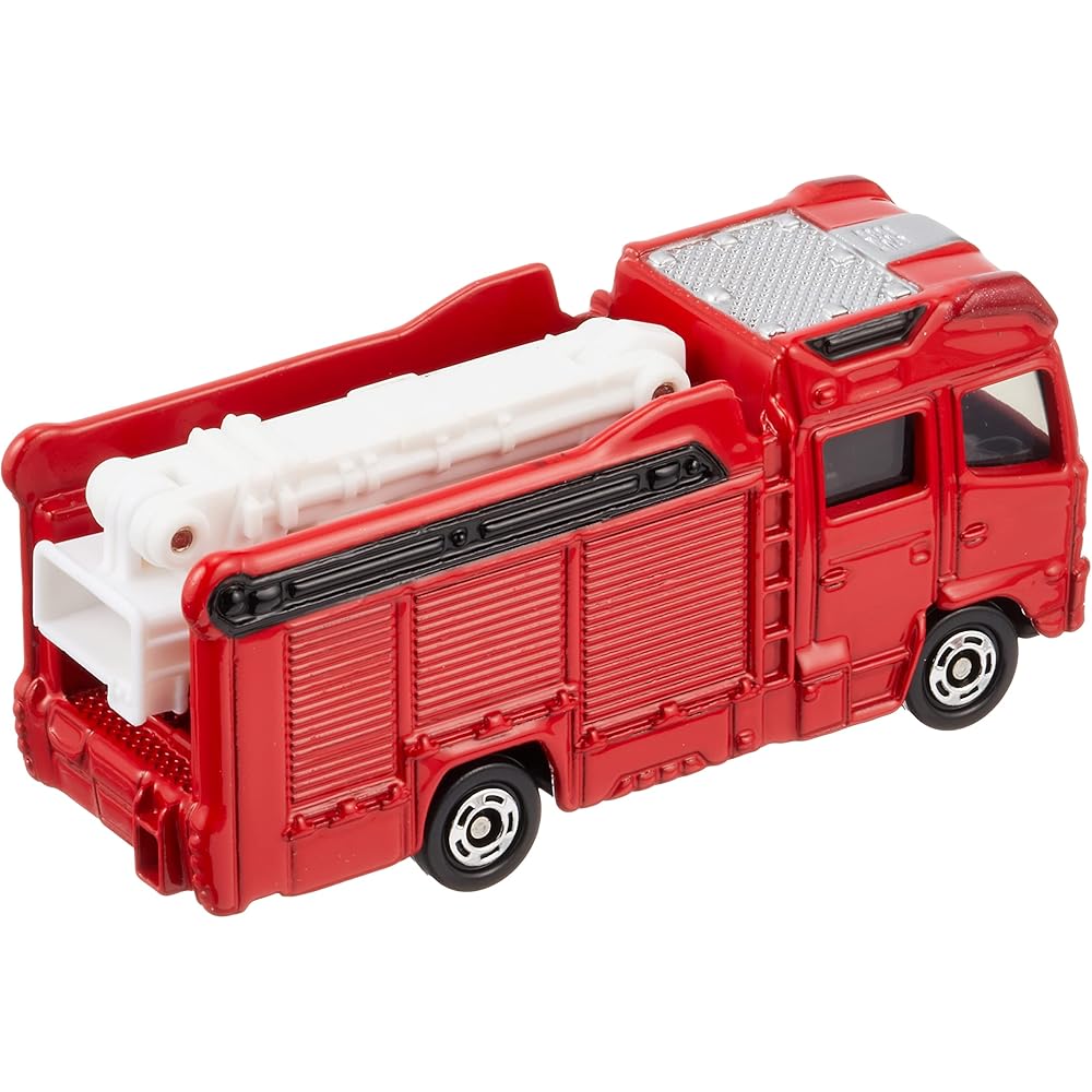 Takara Tomy Tomica No.119 Morita 13m Boom Fire Pump Truck Toy Vehicle for Ages 3 and Up Blister Pack
