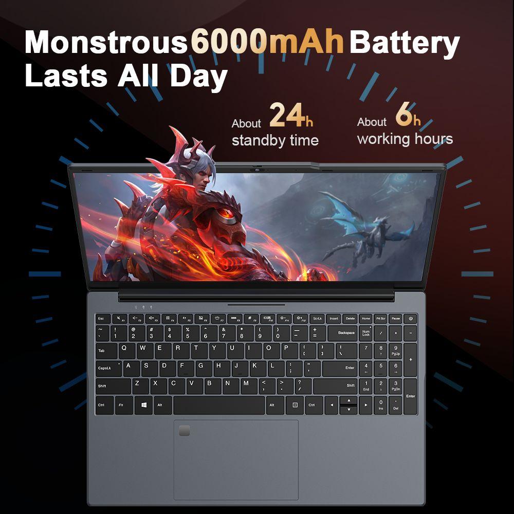 Ninkear N15 Air Laptop, 15.6 Inch 1920x1080 IPS Screen, Intel N150 4 Core Max 3.6GHz, 16GB RAM 512GB SSD