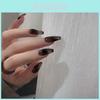 Fashionable Ballet Style Nail Stickers For Women Medium Style Gel Jelly Glue Nails 24pcs N14