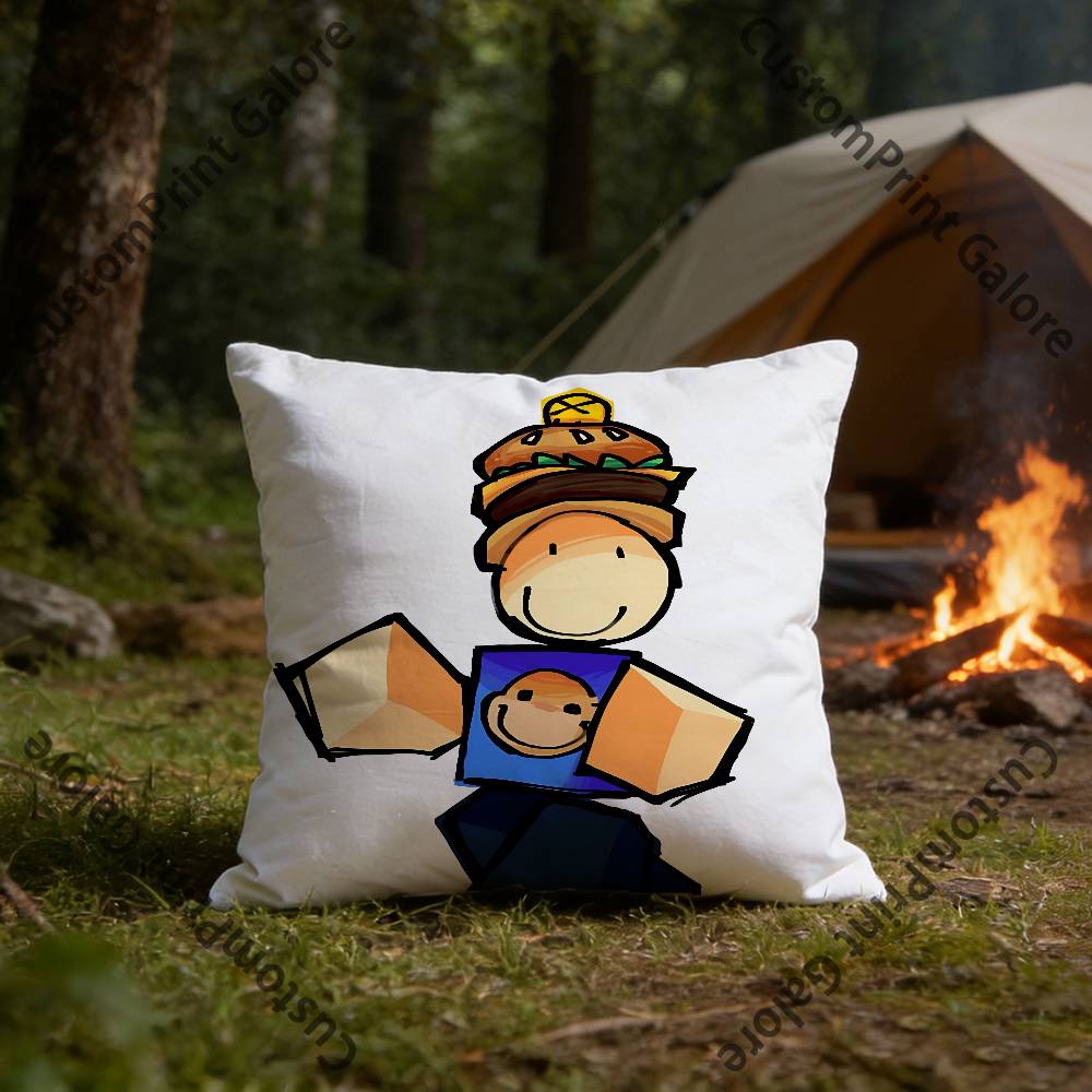 007n7 Pillow Cover Polyester Square Cushion Case 45 Cm Decorative for Home Couch Bed Car Decor