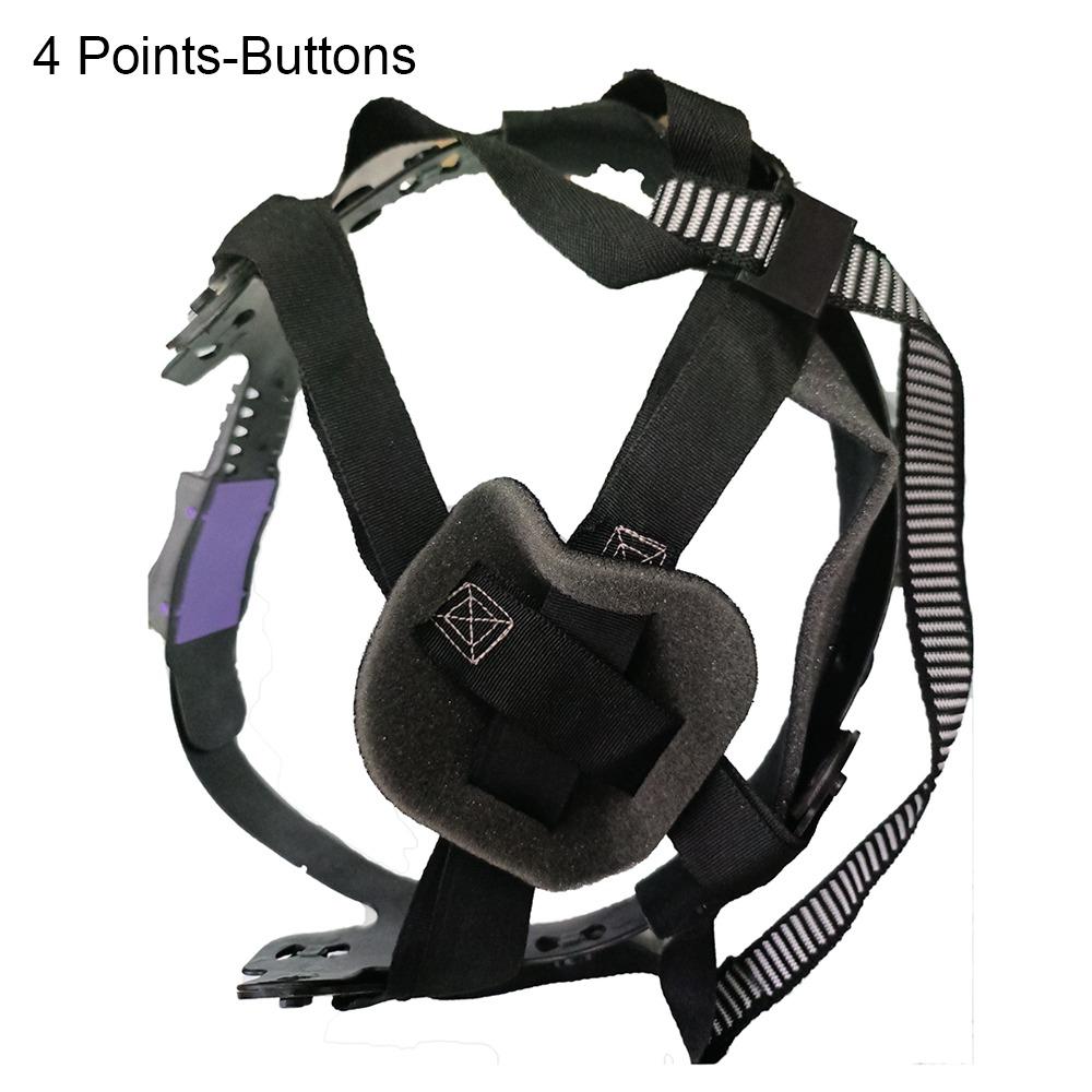 

4/8 Points Support Helmet Lining Black&grey Hard Cap Inner Accessories CS 4 points-button