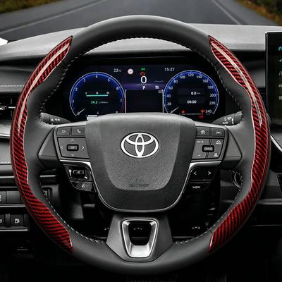 For Yaris Auris Chr Corolla Rav4 Suitable for Steering Wheel Cover Suitable  Hilux Wish Roomy Aqua Probox Prius 30