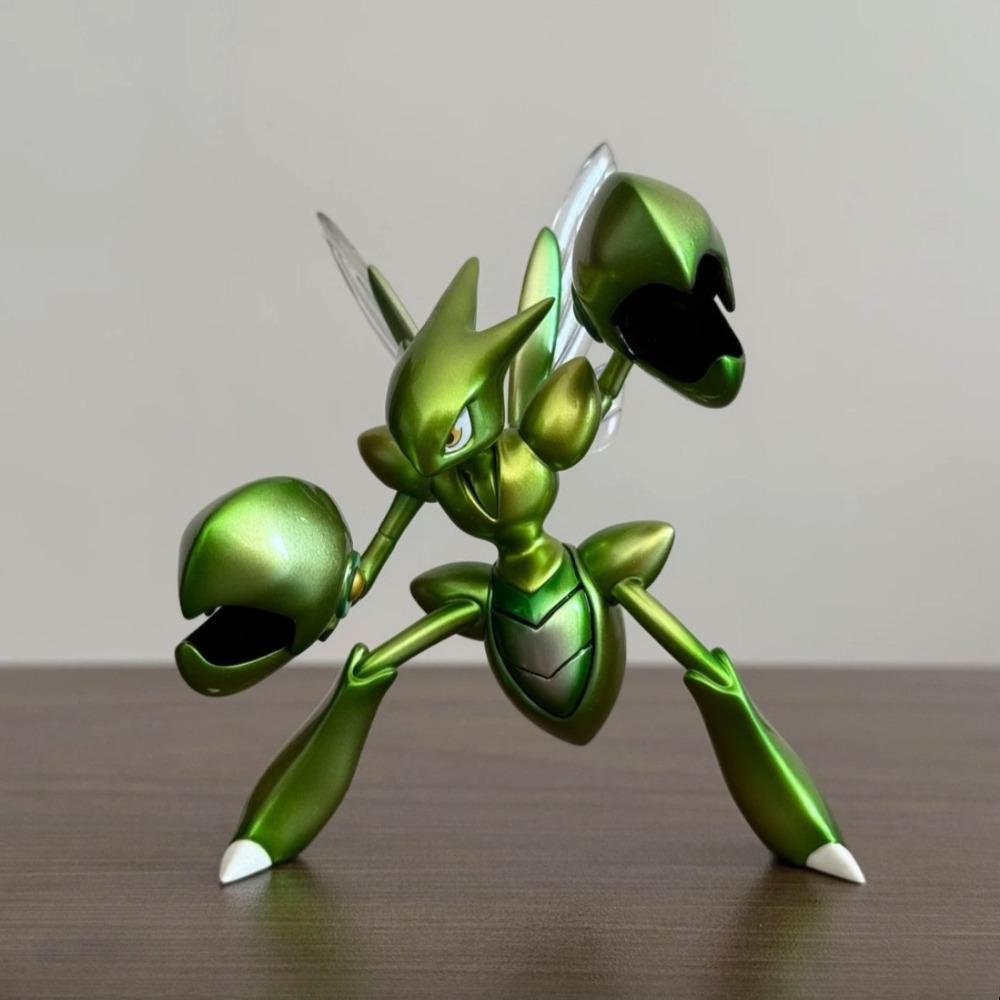9cm/3.54inch Anime Pokemon Scizor Figure Mantis Action Figure Pvc Statue Desktop Ornament Collection Model Toys Gifts