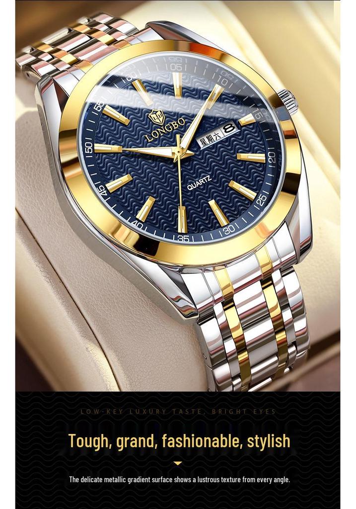 Longbo Men's Casual Quartz Couple's Waterproof Watch