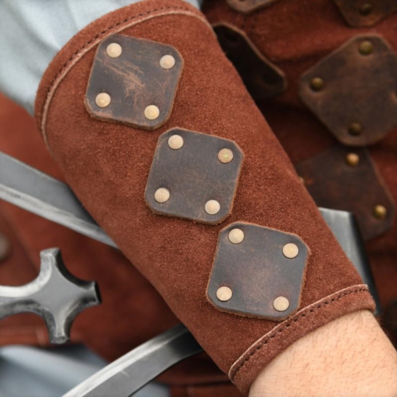 Multifunctional Roleplay Wrist Brace Historical Theme Theater Costume Accessory For LARP Event Theater Performances