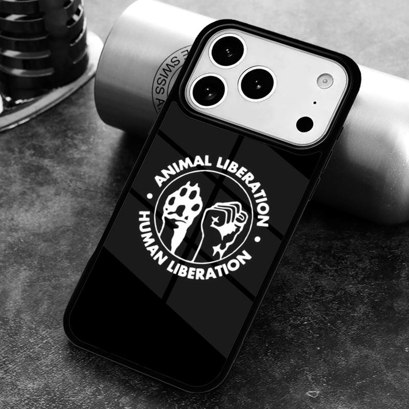 Vegan Quotes Phone Case For iPhone 17,16e,15,14,13,12,11,Mini,Pro,MAX Soft Silicone Cover