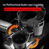 Adjustable Rotatable Car Cup Holder & Organizer