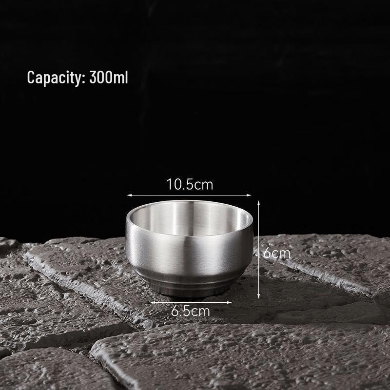 ZISIZ Korean Stainless Steel Lidded Bowl Set