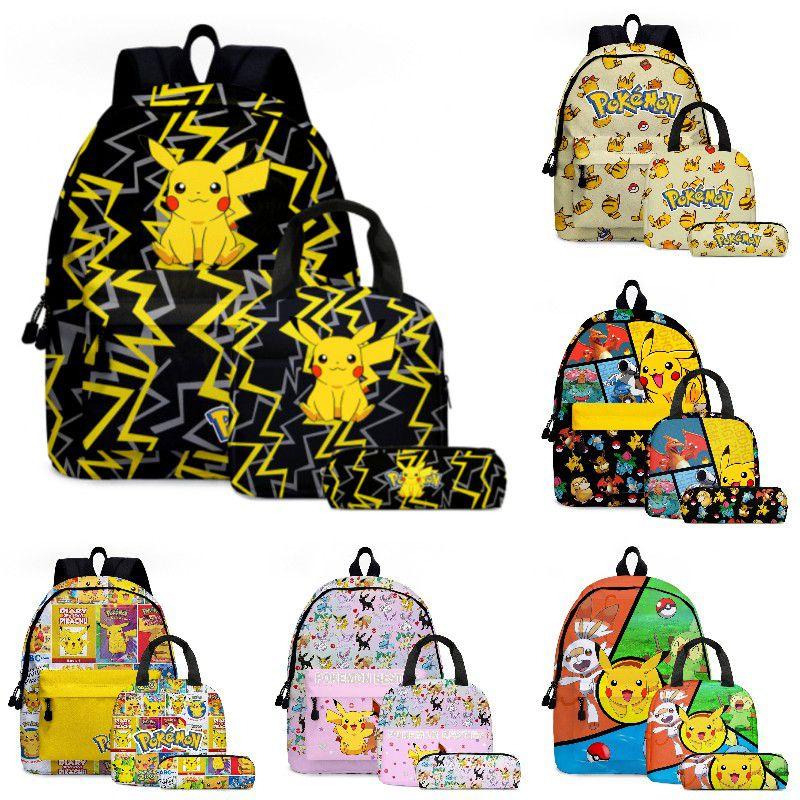 Sada batohu Pikachu s svačinovým boxem a penálem pro děti Dokonalá školní dárková sada