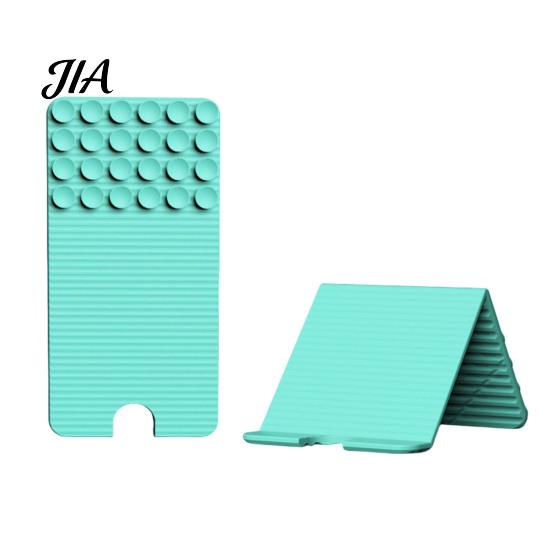 Handheld Camera Grip for Vlogging Silicone Phone Stand with Suction Cups, Foldable Flexible Desk Hands Free Mount Holder Tablet Laptop, Convertible