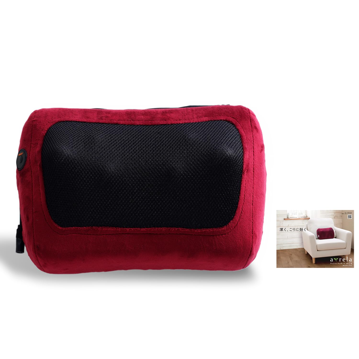 

ALINCO Cushion Massage Meguri Red MCR8116R