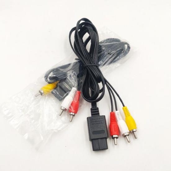 Audio Line HD-compatible Stable Output Multi-purpose Enhance Gaming Experience Game Console AV Cable for N64/for Game Cube/for Super-Nintendo