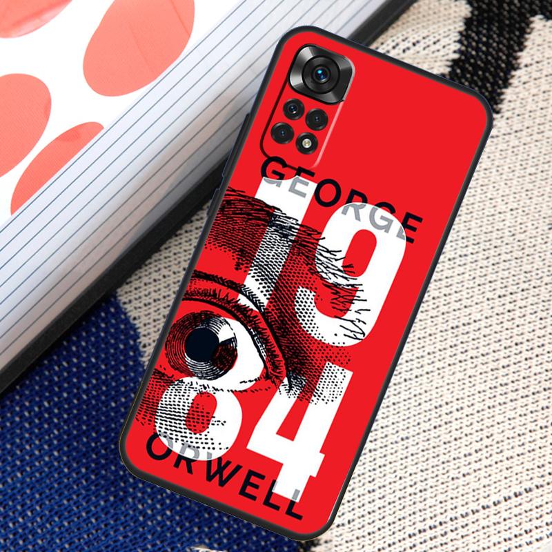 1984 George Orwell Case For Xiaomi Redmi Note 10 11 Pro 8 9 12 Pro 11S 10S 9S Redmi 9 10 12C 9C 10C Back Cover