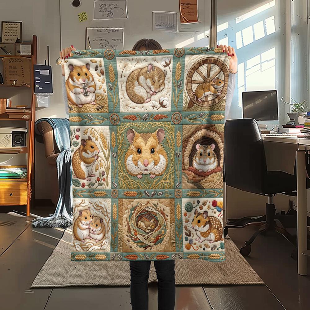 Fabric splicing animal sloth Print Flannel Blanket High quality Comfortable for All Seasons Home Decor Warmth and Comfort Perfect for Christmas Gifts