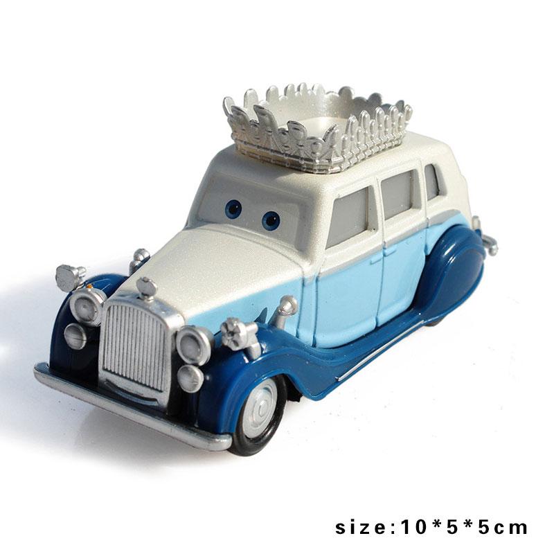 Pixar Cars Modèle de Voiture en Alliage Lightning Mcqueen Sgt Highgear Police Arvy Le Modèle de la Reine Jouets Pour Enfants Cadeau Jouet Garçon