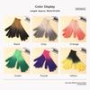 Gradient Color Touch Screen Mitten Cold-Proof Thicken Warm Gloves Winter Knitted Gloves  Driving