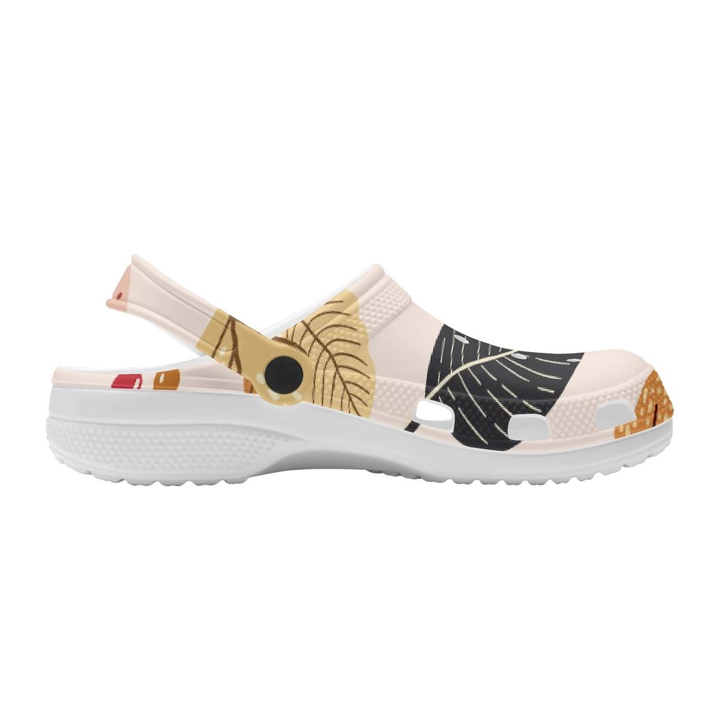 Printed EVA Travel Clogs Unisex Quick Dry Slip On Lightweight Travel Use Beach Garden Daily Walking Leisure Sandals Casual Walking