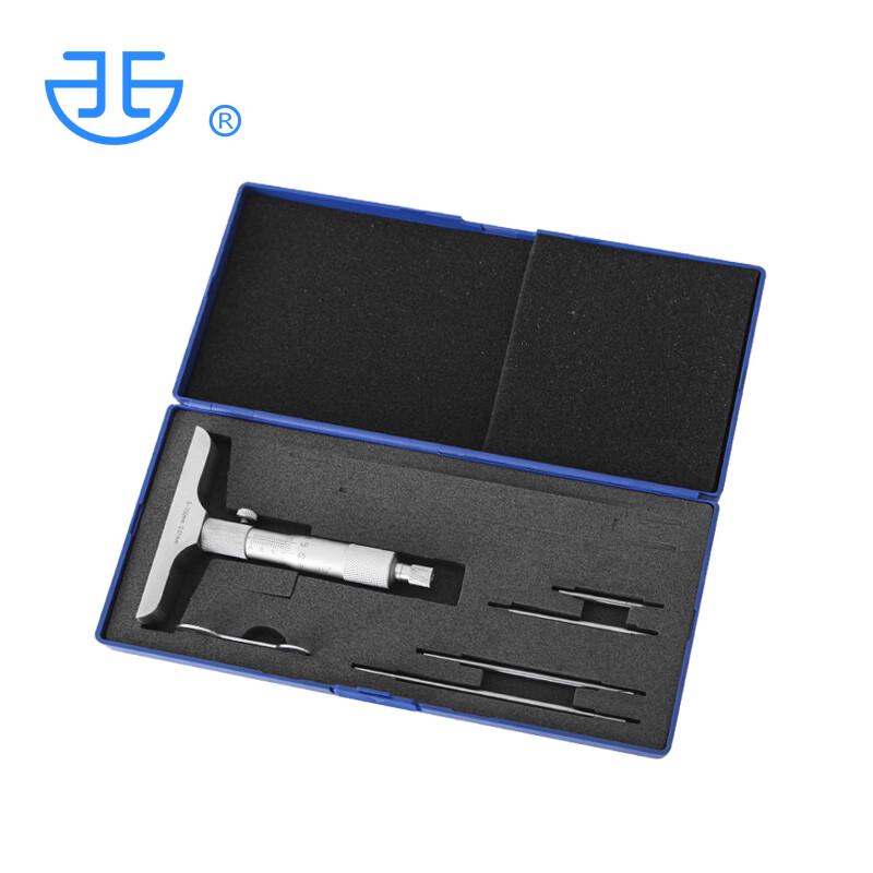 Depth Micrometer with Ball Anvil