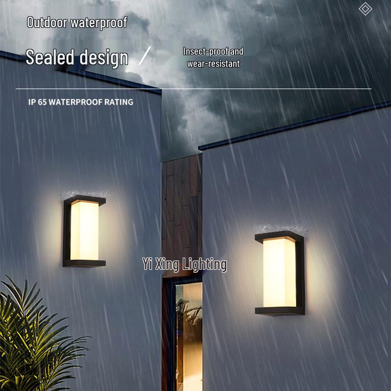 Super Bright LED Waterproof Outdoor Wall Light with Sensor for Garden, Hotel, Courtyard, Villa, or Balcony