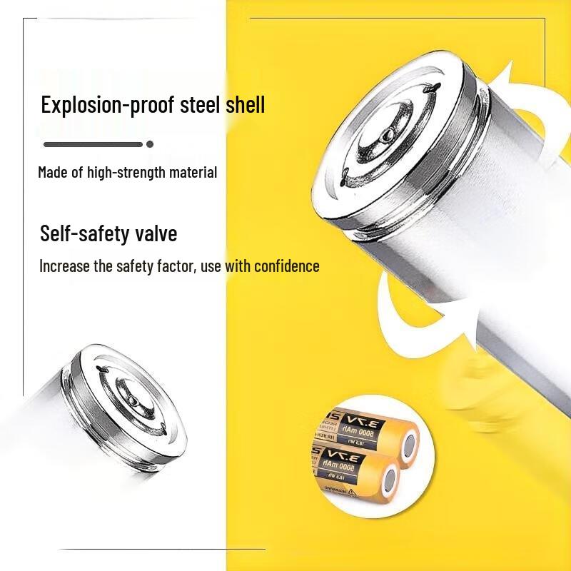Lishi 21700 Lithium Battery for Flashlights & EVs
