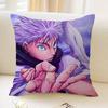 Cartoon Figure Gojo Satoru Cushion Cover Car Throw Pillow Case For Sofa Car Christmas Gift xcm xcm