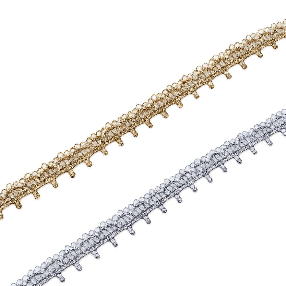 20Yards 1.3cm Wide Embroidered Lace Trim Purl Garment Trim  Children's Clothing Accessories