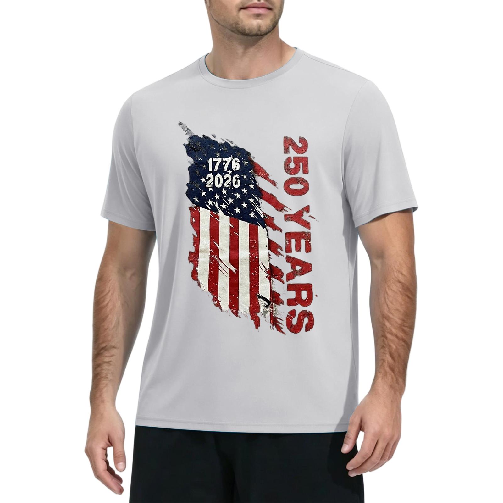 

Men s Quick Dry Short Sleeve T Shirt Lightweight Athletic Fitness Tee Breathable Moisture Wicking Workout Top XL