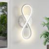 LED Indoor Wall Sconce - NETTLIFE - Curved Design - 7W - Warm White 3000K - Metal