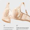 Big Size Women Summer Big Breasts Small Rabbit Ear Cup Memory Hoop Comfort On The Support of Sagging Underwear