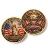 250th Anniversary Commemorative Coin Independence Day Founding Medal Challenge Coin Embossed Metal Coin Color Printed Badge