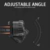 Mini LED Induction Headlight Rechargeable Headband with Adjustable Angle Searchlight for Hiking, Maintenance, Reading, Emergency Use