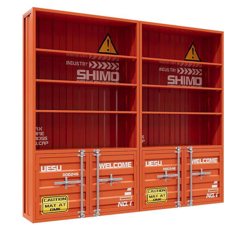 Wrought Iron Wine Display Cabinet for Restaurants and Bars